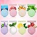 BMK Bath Bombs Gift Set, 8 Essential Oils Bath Fizzies & 6 Bathtub Candles, Handmade Natural Organic Luxury Spa Bomb Bath Basket Gift Ideas for Women, Mom, Girls, Kids