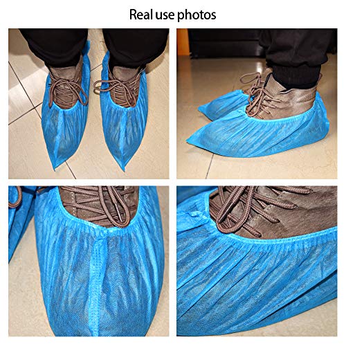Shoe Covers Disposable, 100 Pack (50 Pairs) NonWoven Booties for Shoe