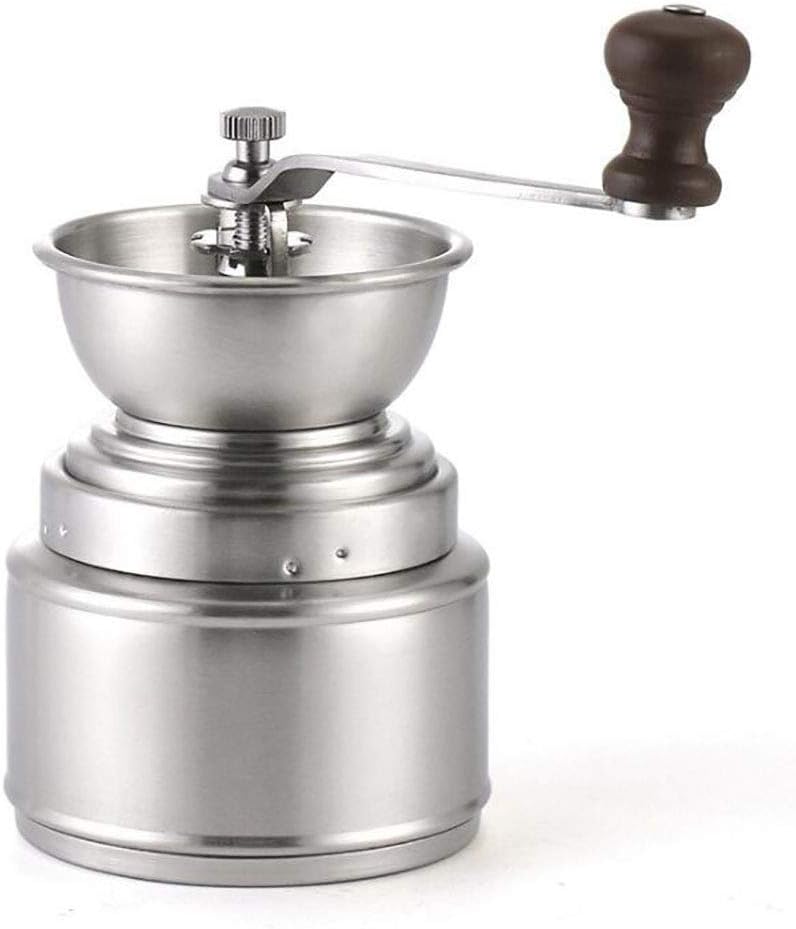 MRZHW Stainless steel manual coffee grinder light and portable hand