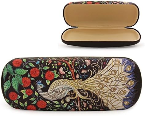 Yiano Hard Glasses Case for Eyeglasses Protective Clam Shell Holder Storage Box (Purple)