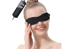 Aroma Season Heated Eye Mask with Flaxseed, Warm Eye Compress for Dry Eyes to Unclog Glands, Relieve Dry Eye Syndrome, MGD, S