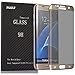 Galaxy S7 Edge Privacy Screen protector,HYAIZLZ(TM)9H Hardness 3D Tempered Glass Anti-Spy Screen Protector Shield For Samsung Galaxy S7 Edge,Color Gold