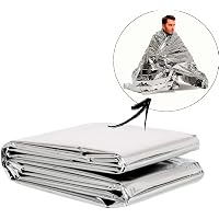 Estilo Boleiro Cobertor Manta Térmica Aluminizado Isolante Emergência Resgate