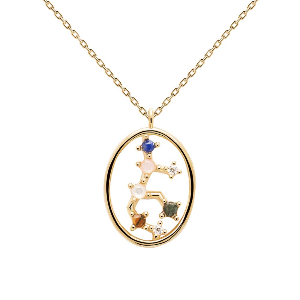 PDPAOLA - Virgo Necklace - 925 Sterling Silver 18k Gold Plated - Jewellery for Women