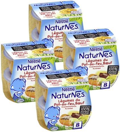 Nestle Naturnes Selections Small Pots Baby Vegetable Pot Au Feu