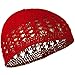Cotton Kufi Cap - Red OSFM