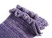 Hughapy Knitted Mermaid Tail Blanket for Kids Crochet Snuggle Mermaid, All Seasons Falbala Pattern Sleeping Blanket (Kids,Purple)