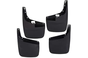 G-PLUS New 4PCS Front and Rear Mud Flaps Without Fender Flares Guards Splash Guard Replacement for Ford Super Duty F-250 F-350 F-450 F-550 1999-2010 Without Factory Wheel Lip Moldings