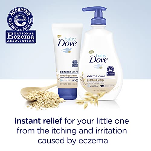 BABY DOVE DERMA CARE SOOTHING WASH SKIN CARE WITH COLLOIDAL OATMEAL SUITABLE FOR ECZEMA PRONE SKIN 13 OZ