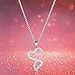 Ado Glo Christmas Day Auntie Gift, Aunts like You Are Precious and Few Infinity Heart Pendant Necklace, Fashion Jewelry for Women, Her Birthday Anniversary
