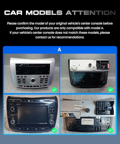 VECHTEL 4G+128G Android 15 Car Radio for Lancia Delta 2009-2019, 9 Inch Incell HD Screen Tactile co Carplay Android Car Wireless Car Stereo Support GPS Wi-Fi USB Bluetooth FM Radio RDS Rearview Camera