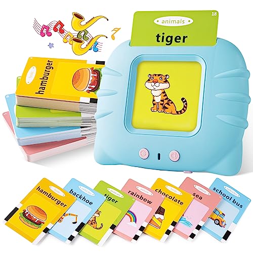 Talking Flash Cards for Toddlers Years Speech Therapy Toys Autism  Toys Learning Cards Audible Sound