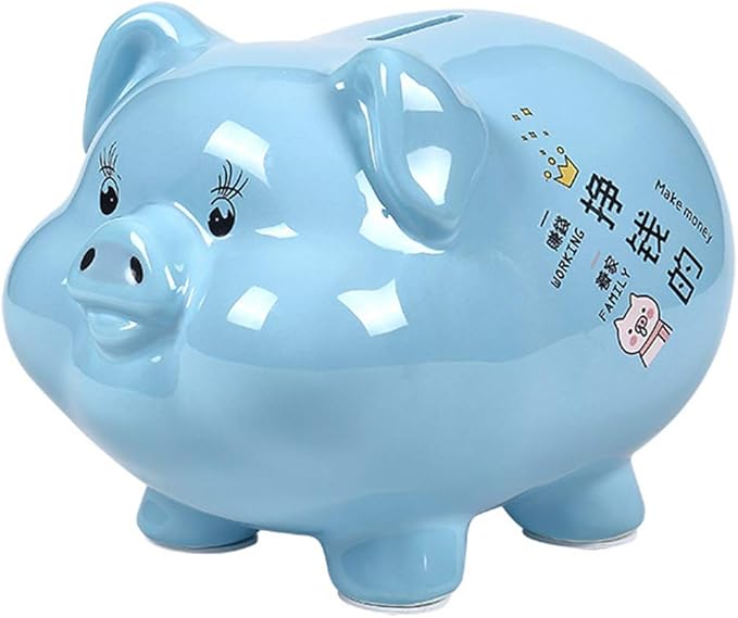 Ceramic Pig Piggy Bank, Large Capacity Children Coin Bank, Pig Creative