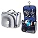 7Senses Large Capacity Travel Bag - Unisex Adult Toiletry Kit, Navy Blue