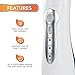 Aqua Clean® Oral Irrigator & Aqua Flosser – Best Teeth Flosser - Professional Grade Electric Cordless & Rechargeable Dental Hygiene Tool - 150 ml Water Tank - up to 90 PSI - Low Noise