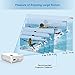 Mini Portable Projector, LATOW HD 3D Home Video Projector with 170” Display 1080P 2200 Lumen Support Home Theater Projector Compatible w/Fire TV Stick, HDMI, VGA, USB, AV, PS4, TF (Include Carry Bag)