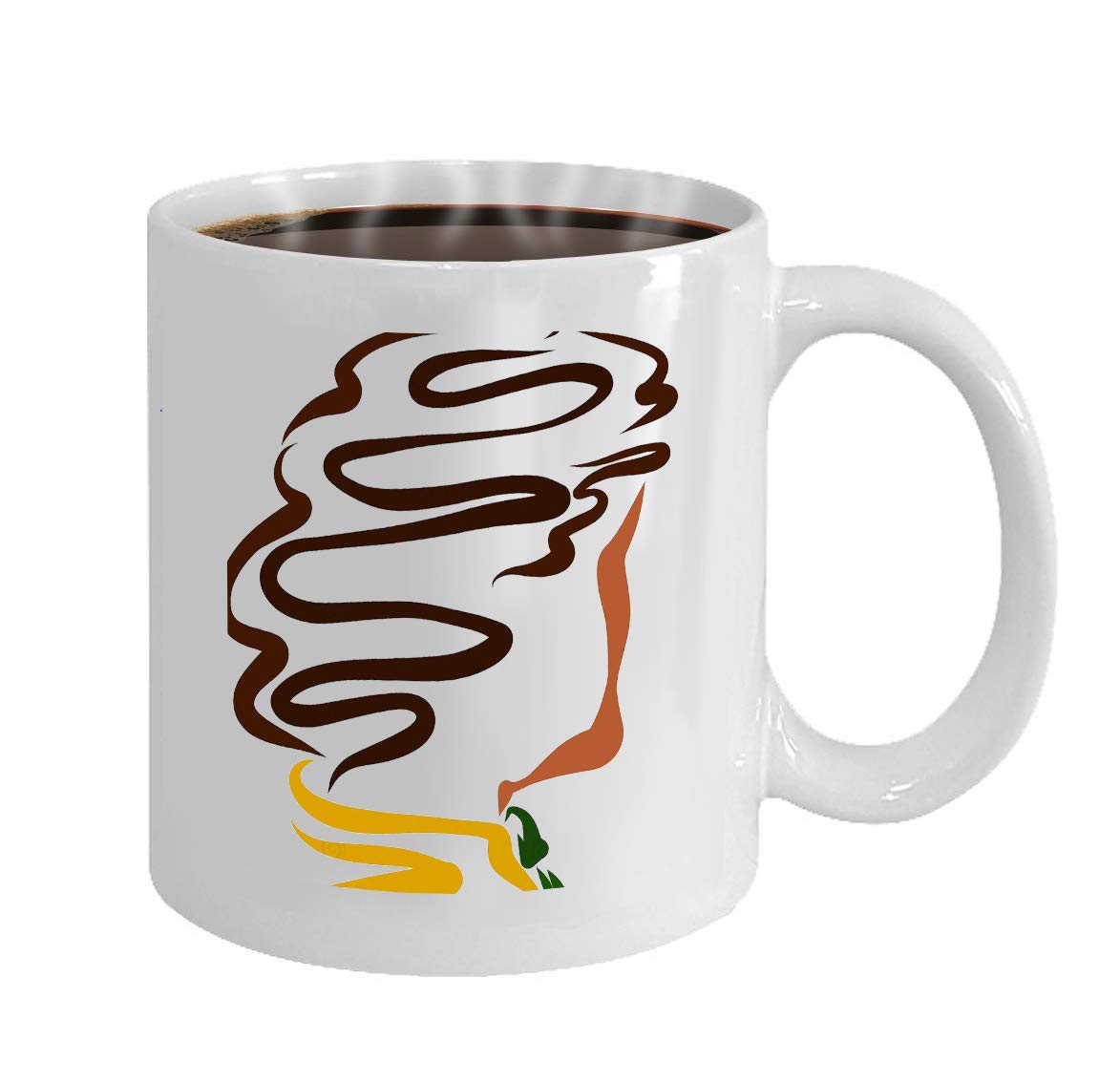 11 oz Coffee Mug - A Buyer Ceramic Cup Gift for Buyers man dark ...