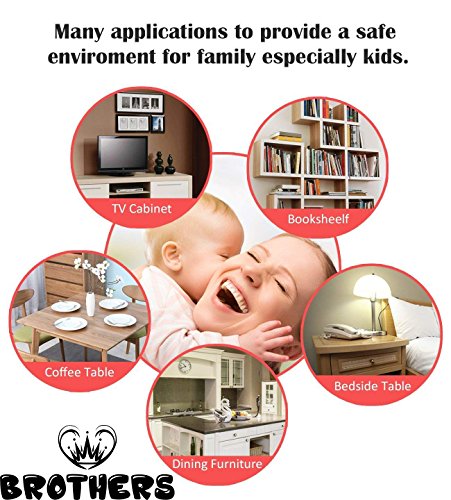 Corner Protector - Keep Babies from Sharp Edge of Table, Furniture and Desk - Best Baby Safety Corner Guards from Injuries - High Resistant Adhesive (20 Pack)
