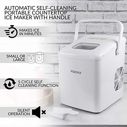 Igloo ICEB26HNWHN Automatic SelfCleaning Portable Electric Countertop
