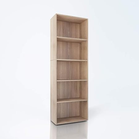 Vicco Bücherregal Easy XXL Standegal Wandregal Aktenregal Schrank Büro (Sonoma Eiche)