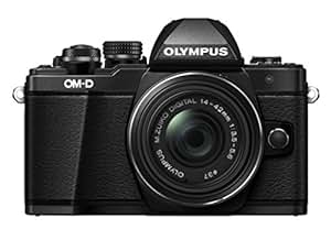 Olympus OM-D E-M10 Mark II Mirrorless Digital Camera with 14-42mm II R Lens (Black)