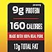 Jack Links A.M. Breakfast Sausage, Original, 4 oz. Bag – Flavorful On-the-Go Meat Snack with 9g of Protein, Fully Cooked and Ready to Eat, Made with 100% Real Pork – No Added MSG