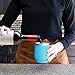 COMOOO Stainless Steel Wine Tumbler with Lid, 12 OZ | Double Wall Vacuum Insulated Travel Tumbler Cup for Coffee, Wine, Cocktails, Ice Cream Cup With Lid (blue.)