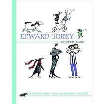 Edward Gorey Sticker Book Paperback