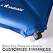 MalloMe Sleeping Pad Camping Air Mat – Inflating Mattress Bed for Backpacking Adults – Inflatable Ultralight Insulated Soft Foam Sleep Gear - Lightweight Travel Cot Roll Mats Accessories