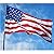 3'x5' BLACK and WHITE AMERICAN FLAG, military, nascar, army