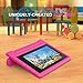 MoKo Case for All-New Amazon Fire HD 8 Tablet (6th/7th/8th Generation, 2016/2017/2018 Release) Kids Shock Proof Convertible Handle Light Weight Protective Stand Cover Case for Fire HD 8,Magenta