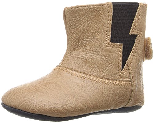 Rosie Pope Kids Footwear Boys' Bam Cozy Boot, Brown, 6-9 Months W US Infant