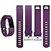 GEAK Bands for Fitbit Charge 2, Adjustable Classic Wristbands for Fitbit Charge 2, Small Black Gray Purple