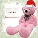 Big Cute Plush Teddy Bear Huge Plush Animals Teddy Bear Girl Children Girlfriend Valentine's Day White (24 inches, Pink)
