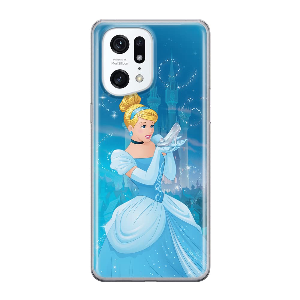 ERT GROUP mobile phone case for Oppo FIND X5 PRO original and officially Licensed Disney pattern Cindrella 001 optimally adapted to the shape of the mobile phone, case made of TPU