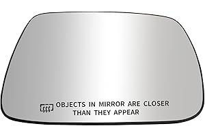 LOIYLLEN Passenger Side Mirror Replacement for 2005 2006 2007 2008 2009 2010 Jeep Grand Cherokee Mirrors Glass - Convex Mirror Glass, Right Side Rear View Mirror with Heated (5142874AA)