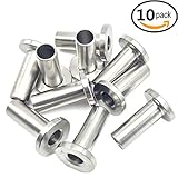 Senmit Stainless Steel Protector Sleeves for 1/8