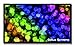 (Sale) Delux Screens 100 inch 4K/8K Ultra HDR Projector Screen - Active 3D Ready - 6 Piece Fixed Frame - Home Theater Movie Projection Screen - PVC Matte White - Velvet Border (100