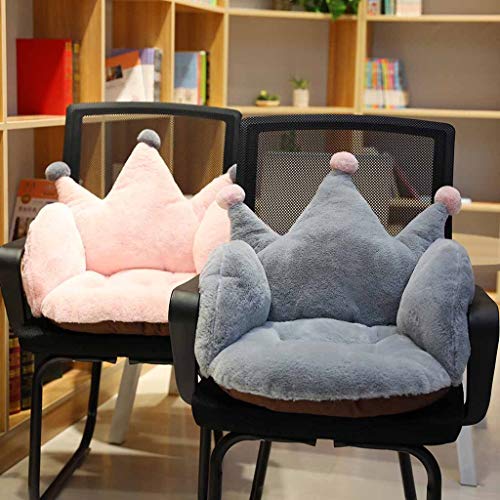 Nesee Chair Cushion Desk Seat Cushions Warm Comfort Sherpa Plush Desk Chair Cushions Relax Waist Backrest Chair Cushions Office Chair Kitchen Chair Recliner Cushion