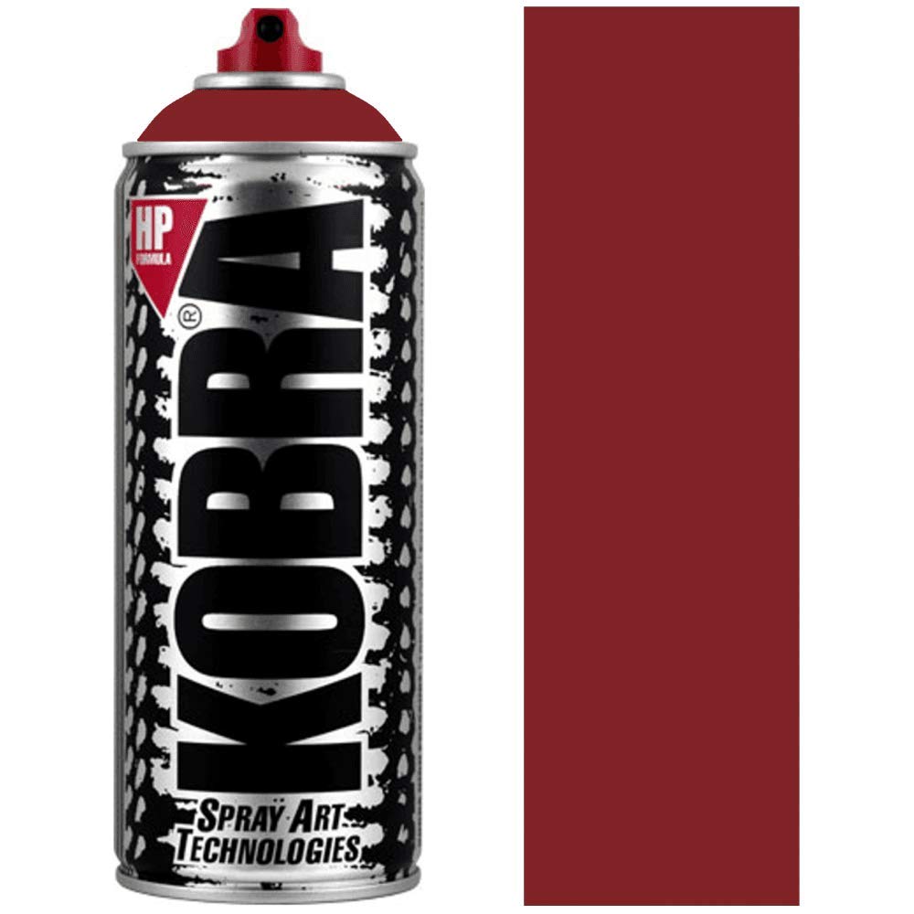 KOBRA HP High Pressure Spray Paint 400ml Can – Professional Grade 100% Acrylic Formula with Matte Finish for Graffiti, Street Art, Crafts & Multi-Surface Use (270 Viper)