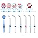 Nicefeel Electric Dental Water Flosser 600ml Capacity Quite Design（50db）Anti-leakage Professional Countertop Dental Oral Irrigator with 7 Multifunctional Tips for Adult and Kids