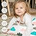 Organic Cotton Toddler Pillowcase - 13x18 Pillowcase perfect for toddler pillow, kids, baby, infant, travel pillow case, toddler bedding, Clouds Collection