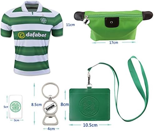 Green &amp; White 2016-17 Home Soccer Adult Jersey &amp; 5 Gifts