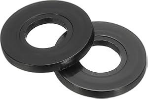 MECCANIXITY Nylon Flat Washers, M8 x 8mm ID x 19mm OD Round Flat Plain Washer Plastic Gasket Fastener for Household Faucet Pi