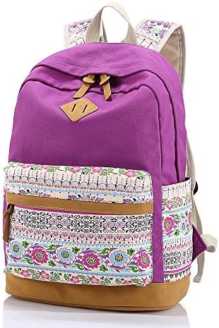 School Backpack Travel Rucksack College Bookbags Casual Daypacks by YFang perfect for Teen Girls Women Fits 15.6 Inch Laptop