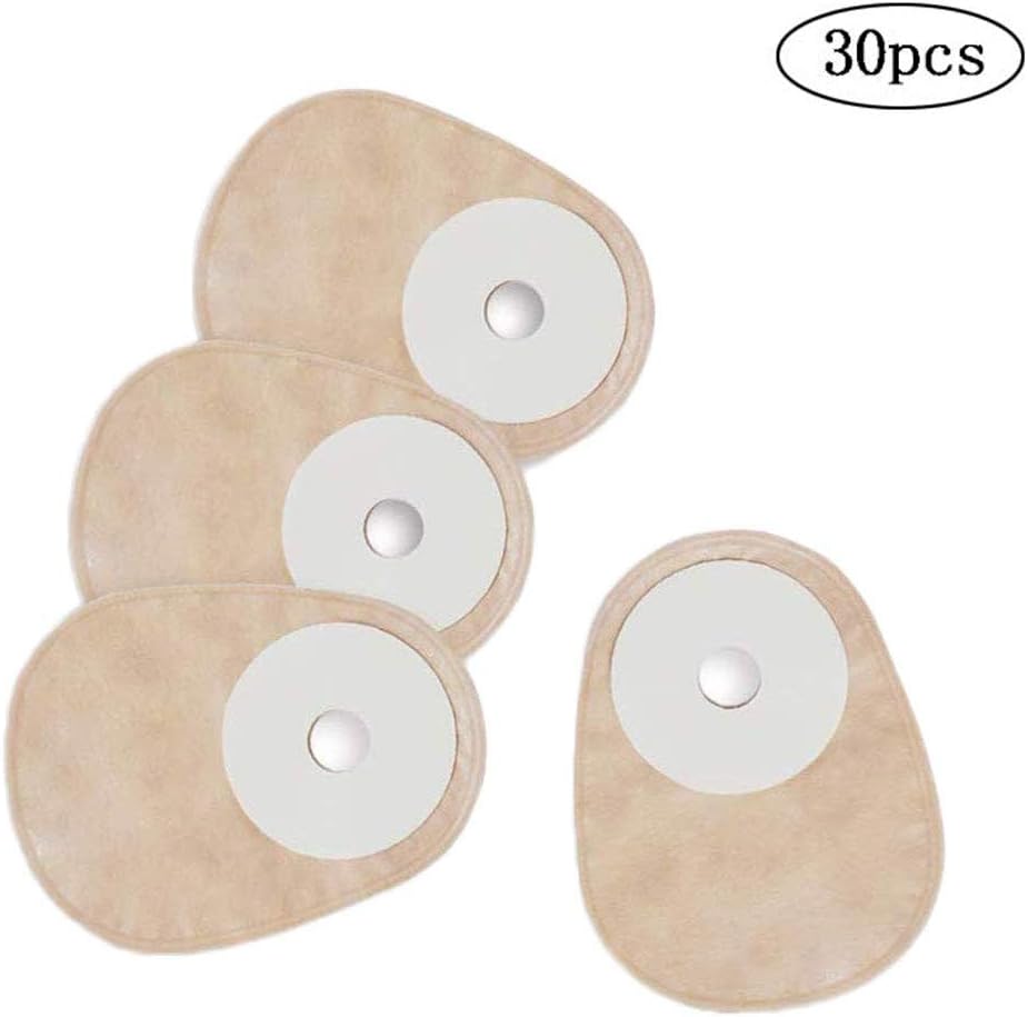 Ostomy Bag, Colostomy Bag Drain Pouches Drainable Colostomy Care Bag for Illeostomy Stoma Care 30 Pcs
