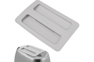 CALLARON Toaster Cover 2 Slice Toaster Dust Cover Silicone Bread Machine Cover Kitchen Bread Maker Lid Universal Reusable Top Cover for Bread Sandwich Machine 6.17 x 4.13 inch