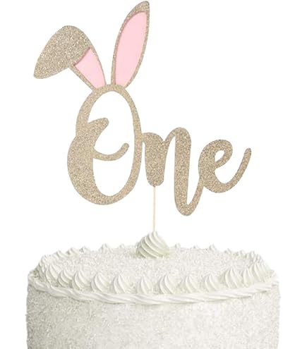 Some Bunny Is One Geburtstagsbanner – Glitzer Gold-Hase, 203 Cm, Für 1. Geburtstag & Oster-Deko
