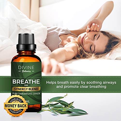 Divine Botanics Aromatherapy Breathe Essential Oil Synergy Blend for