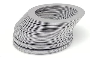 10pcs/Set Stainless Steel Flat Washer High Precision Adjusting Gasket Ultra Thin Shim M20/ M22/ M25/ M28/ M30 Thickness 0.1/0